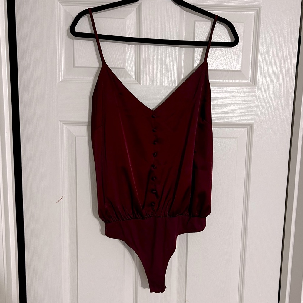 NEW burgundy bodysuit